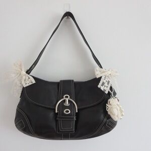 🖤 Y2k 2006 Coach black leather soho bag 🖤